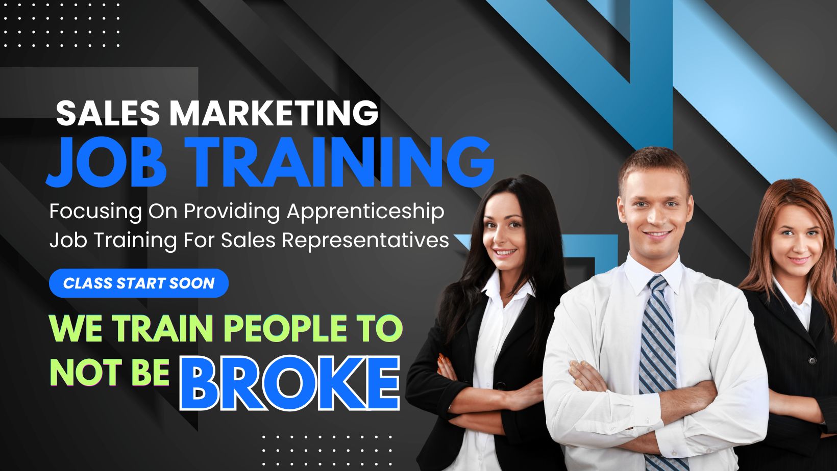 Career training promotional image from Hired In Michigan